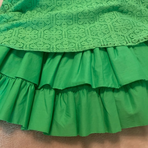 Lilly Pulitzer Posey Daisy Lane green lace dress 2 - Picture 6 of 11